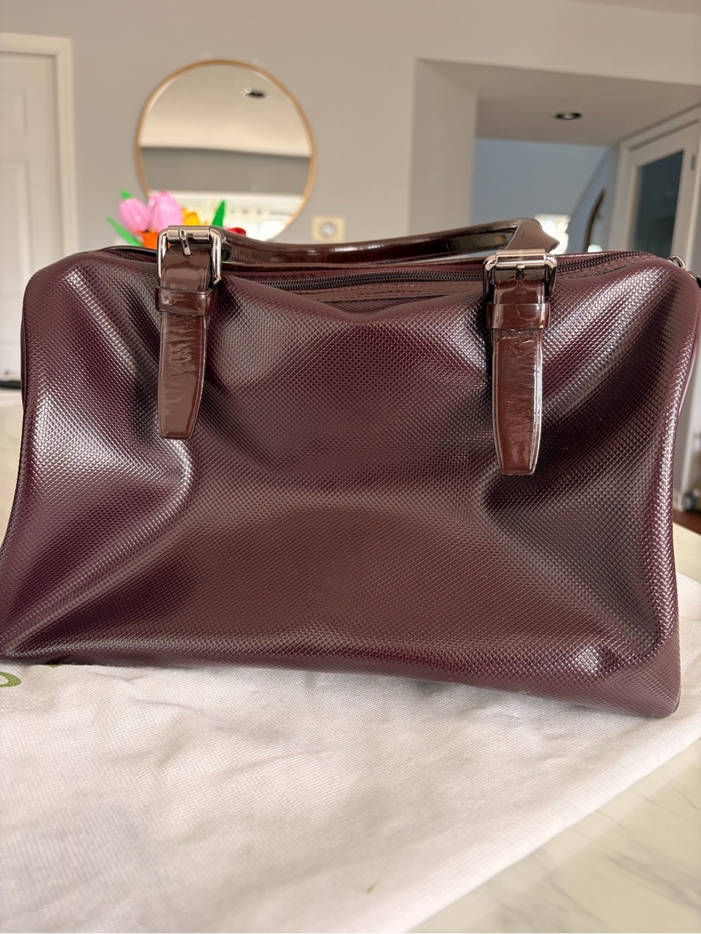 Longchamp Derby Verni Handle Bag - Picture 2 of 6